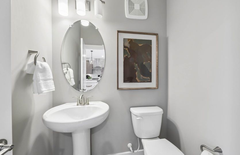 Powder Room on Main Level
