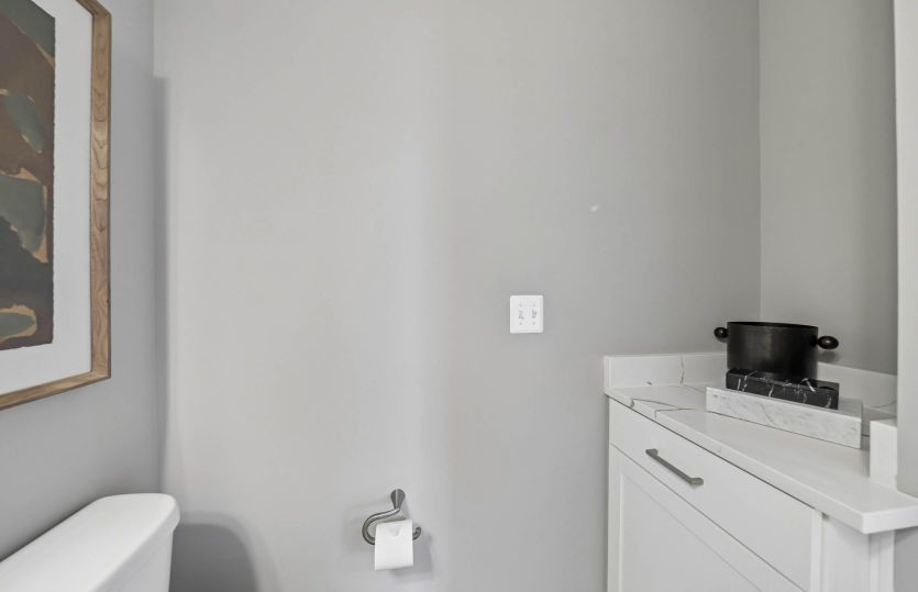 Additional Storage in the Powder Room