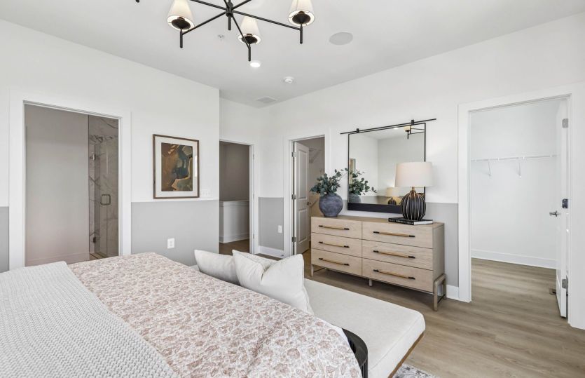 Primary Suite with two Walk-in Closets and Luxury Bathroom
