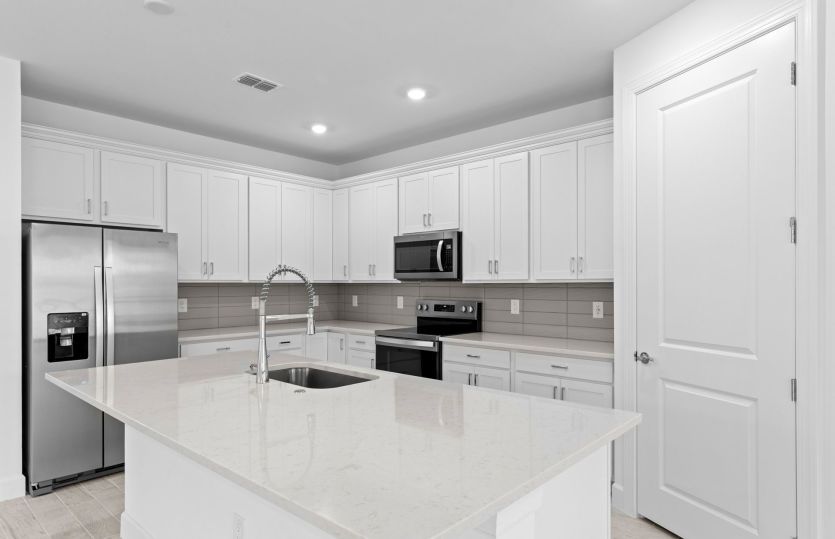Kitchen with center island