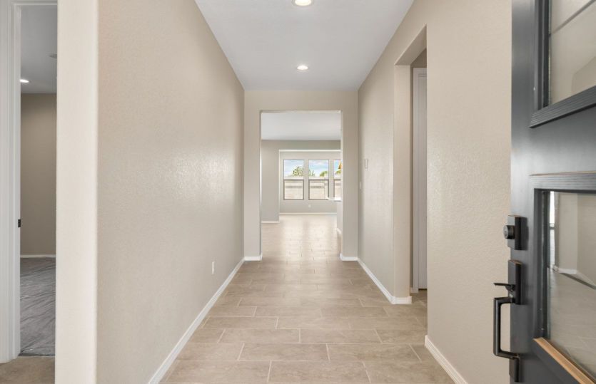 Spacious foyer offering a warm welcome and seamless flow into the main living areas