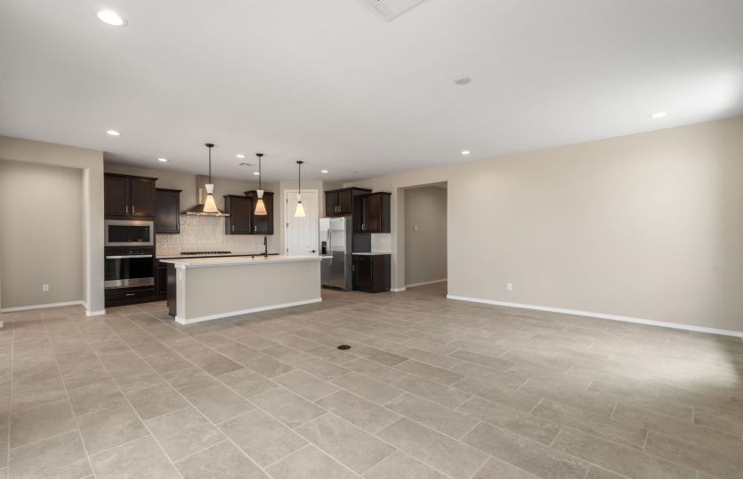 Expansive open floor plan offering flexible living and entertaining space
