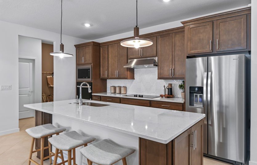 Large kitchen island