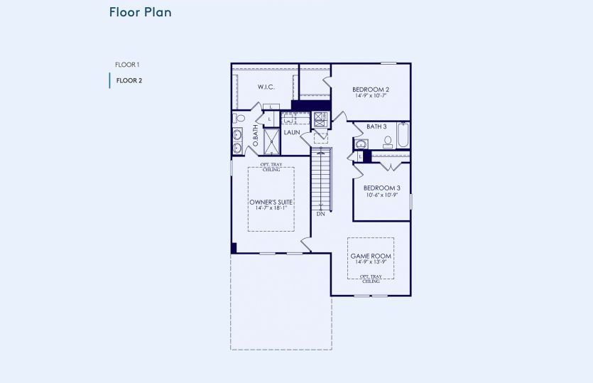 Mesilla Floor Plan, Quick Move-In Home, Floor 2