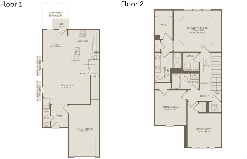 Floor Plan Level 1 & Level 2
