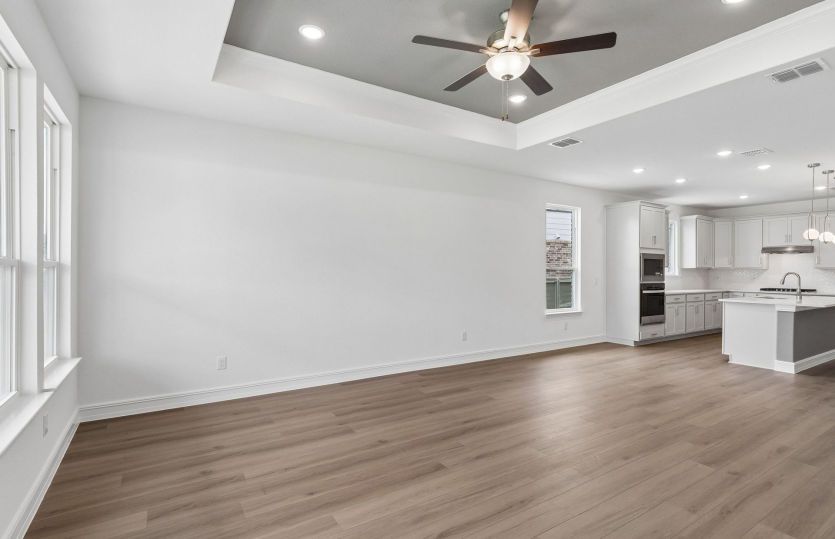 Open concept plan throughout home