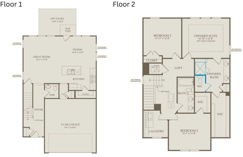 Floor Plan Level 1 & Level 2