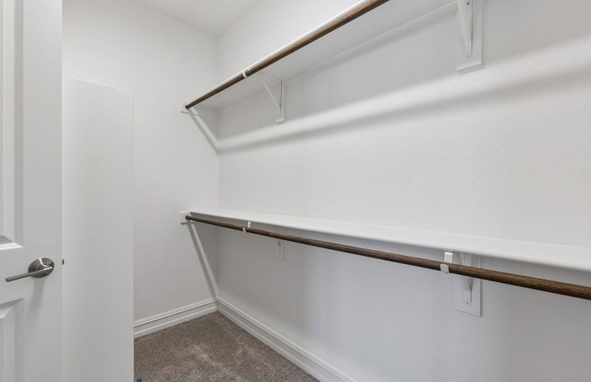 Walk-in closet in owners suite