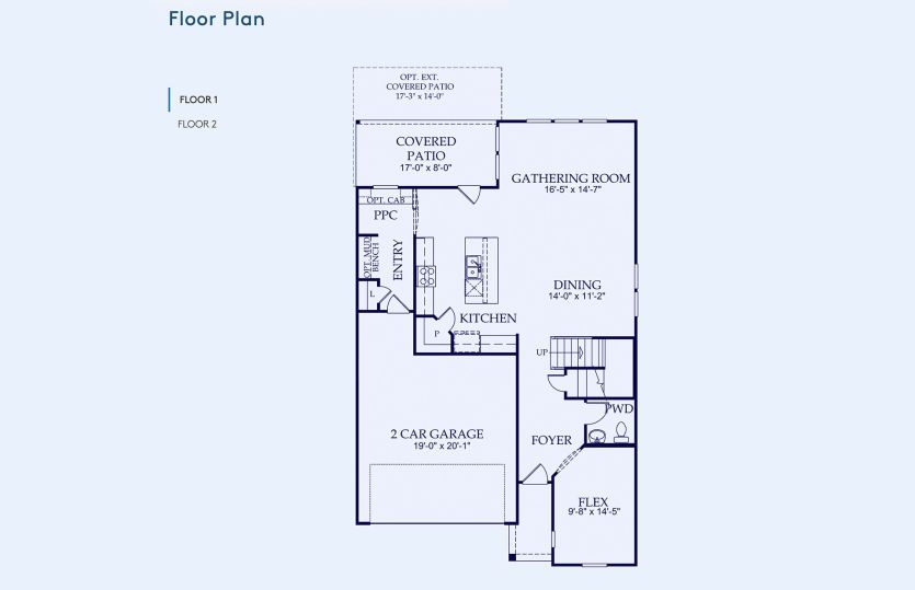 Lochridge Floor Plan, Quick Move-In Home, Floor 1