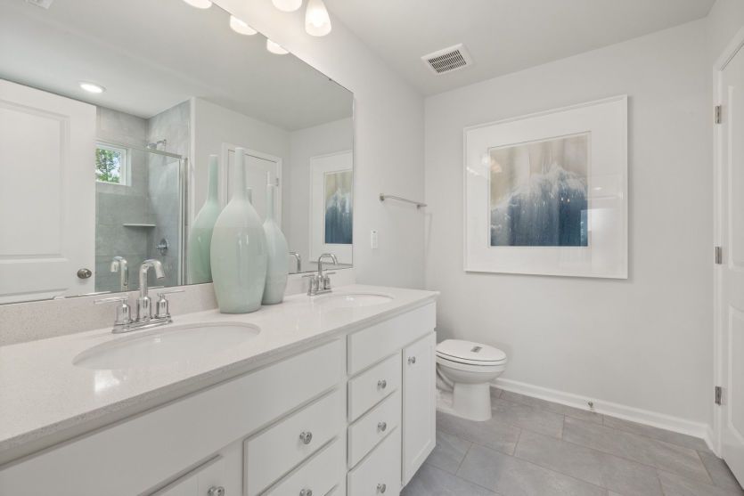 Owner's Bath with Walk-in Glass Shower