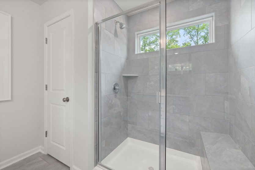 Owner's Bath with Walk-in Glass Shower