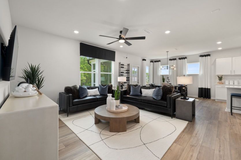Great Room for Quiet Moments or Lively Events - Model Representation