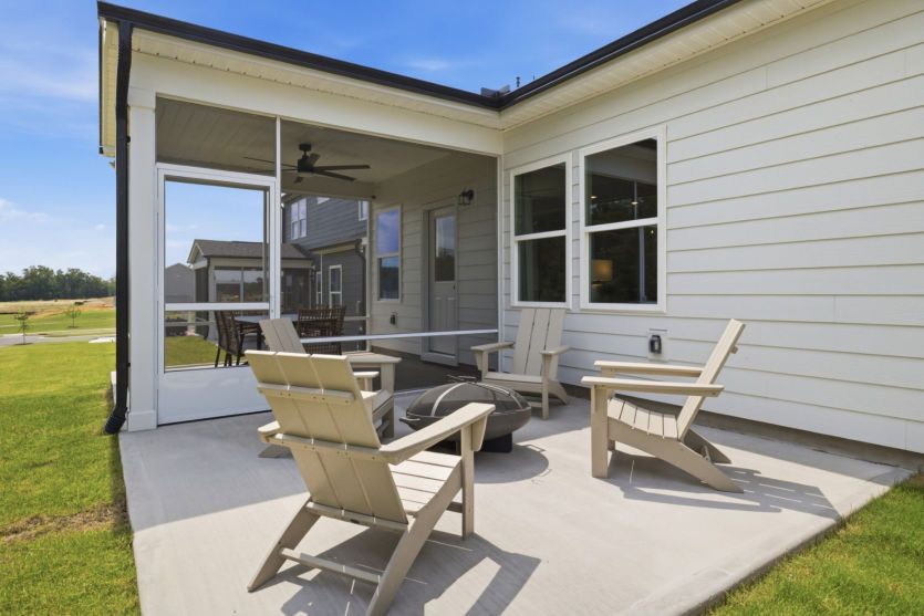 Back Patio and Screened-in Porch - Model Representation