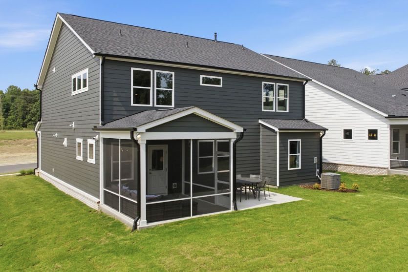 Hampton Back View Exterior displays Fabulous Outdoor Living Space - Model Representation