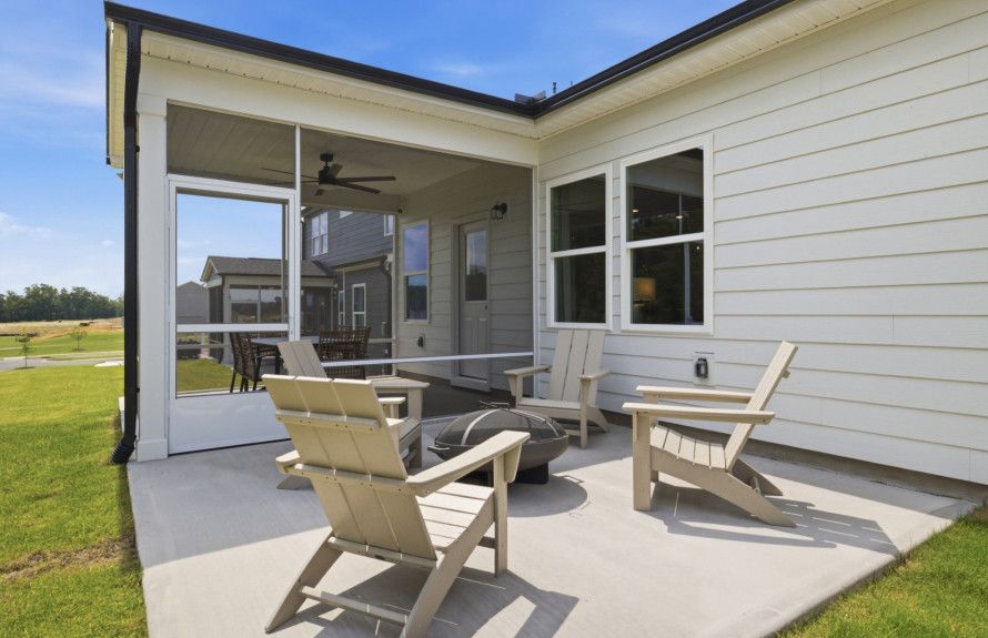 Back Patio and Screened-in Porch