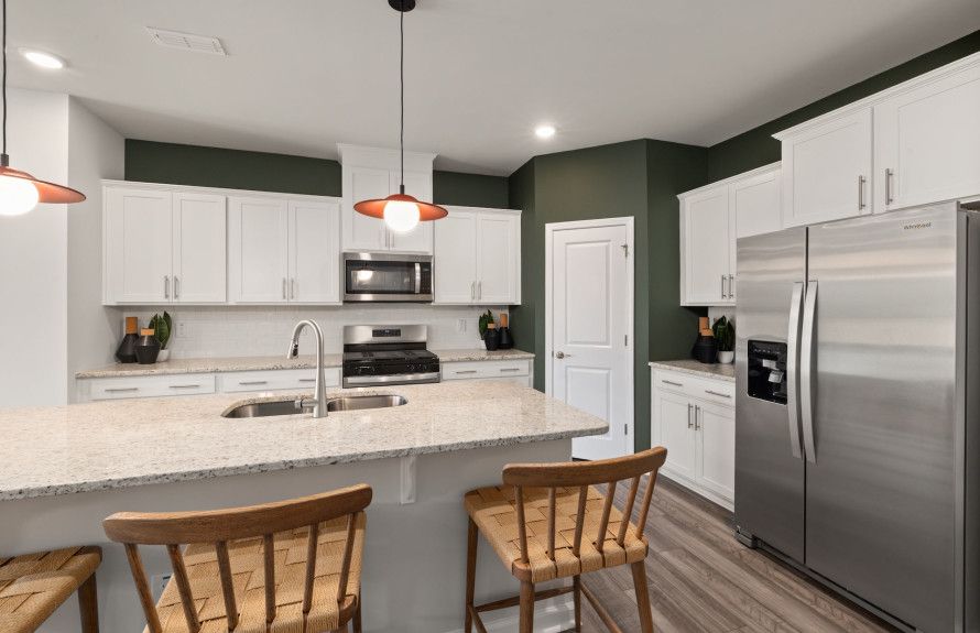 Kitchen with Large Island and Plenty of Storage