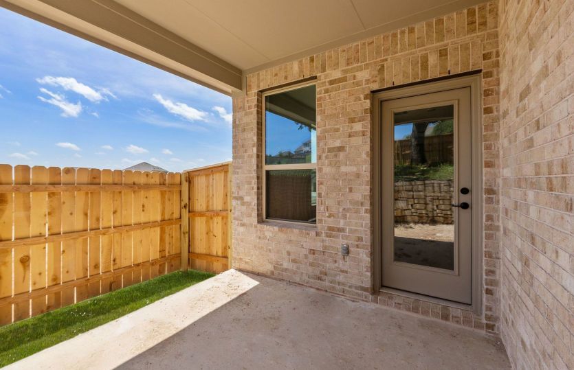 Covered Back Patio
