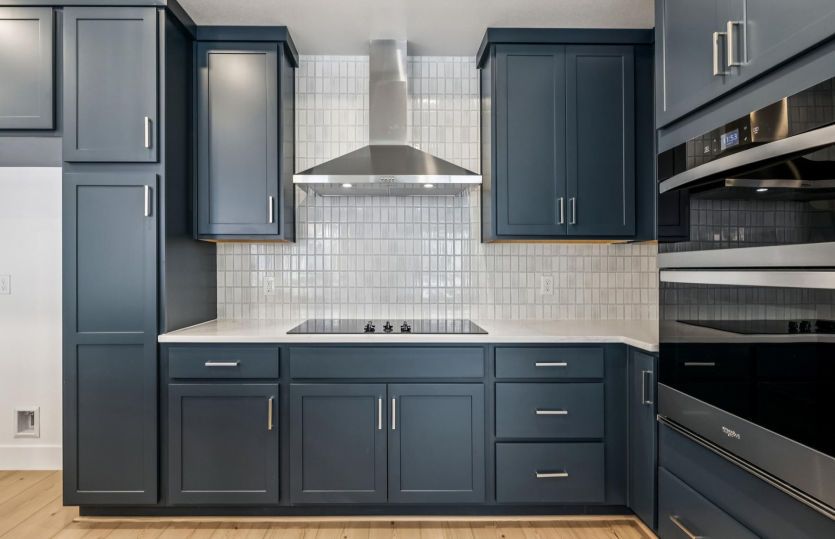 Kitchen with chef's appliance package