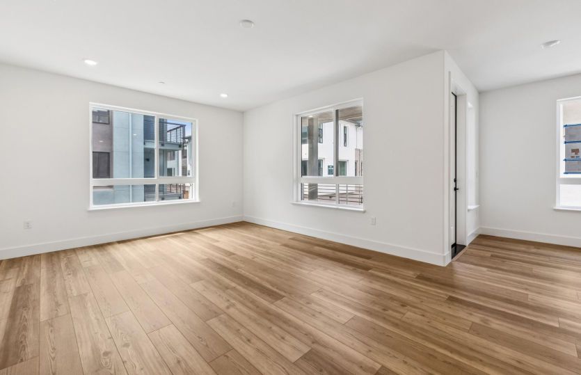 Light filled gathering room