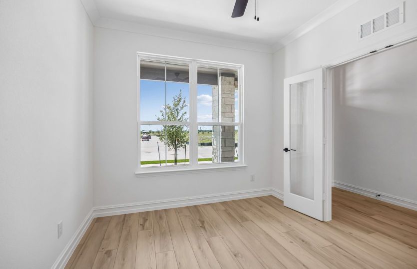 Study off home entry with large window
