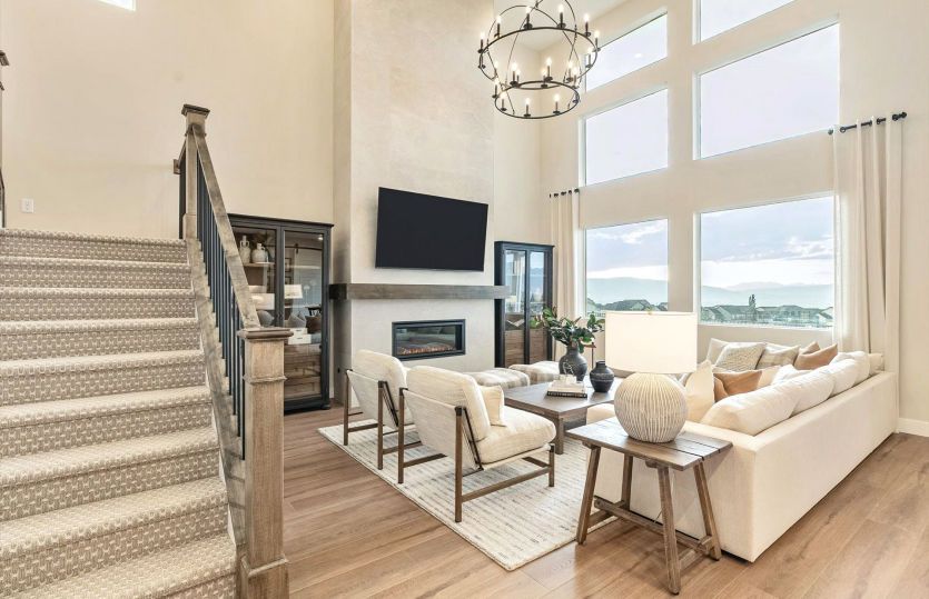 High Vaulted Ceilings with Natural Light