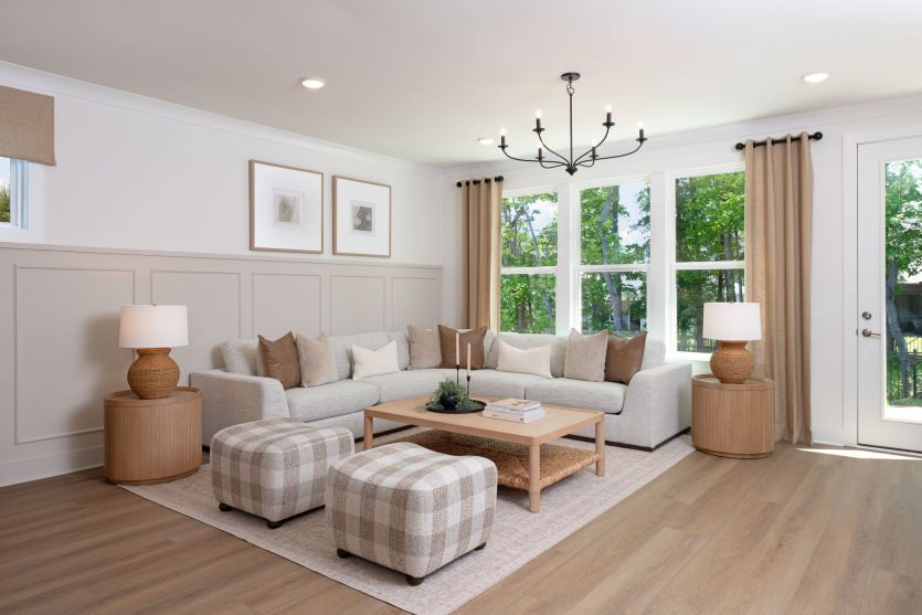 Welcoming gathering room
