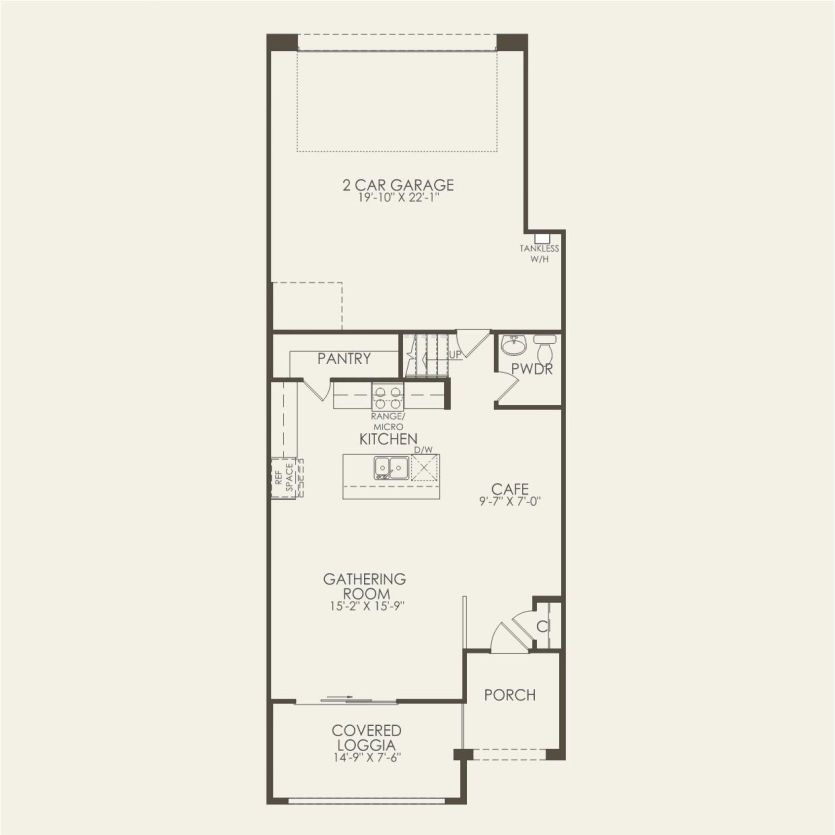 First Floor 0 br / 0.5 ba