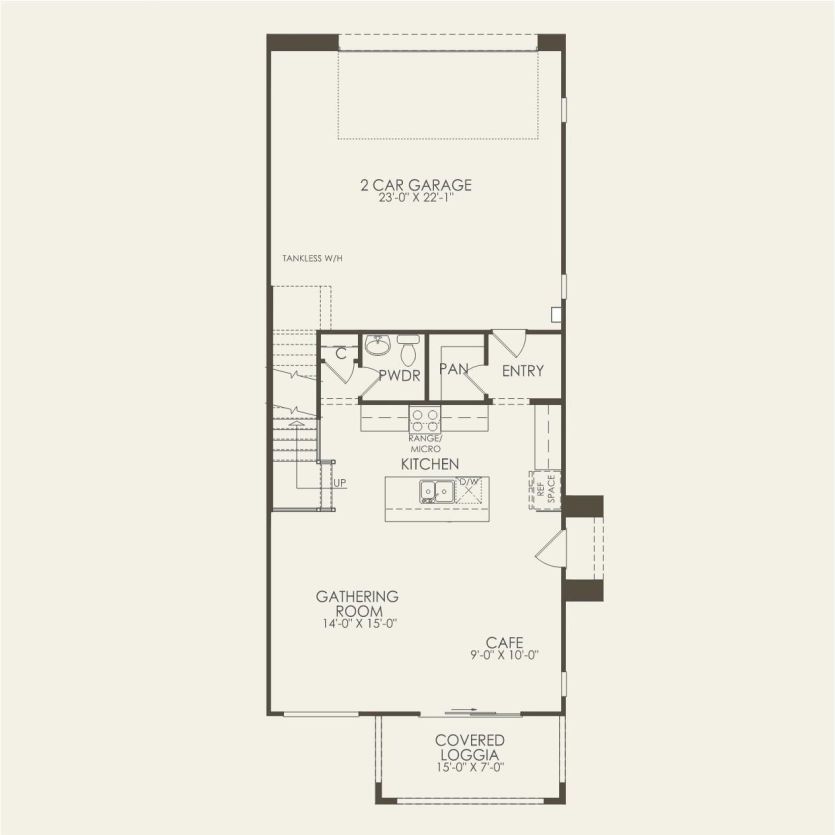 First Floor 0 br / 0.5 ba