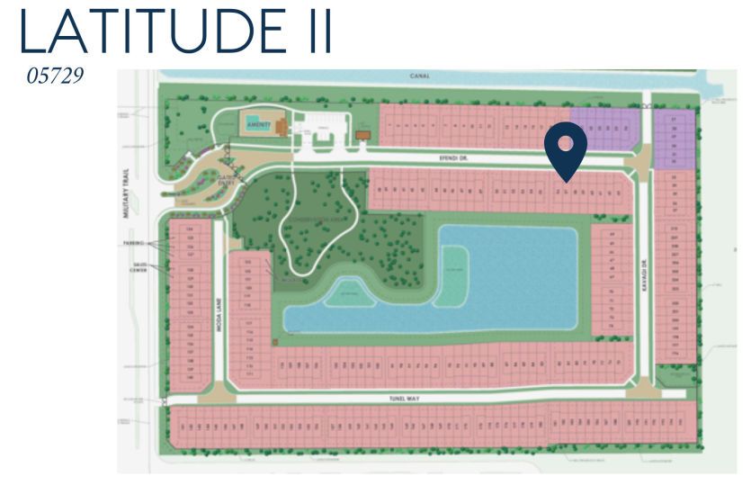 Latitude II Homesite 05729 Map