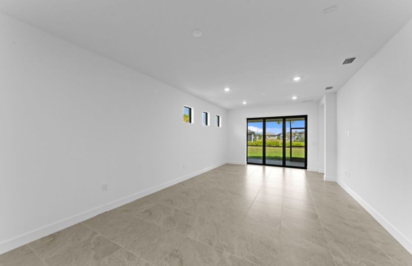 Bright and open gathering room