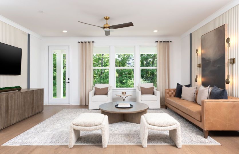 Welcoming gathering room