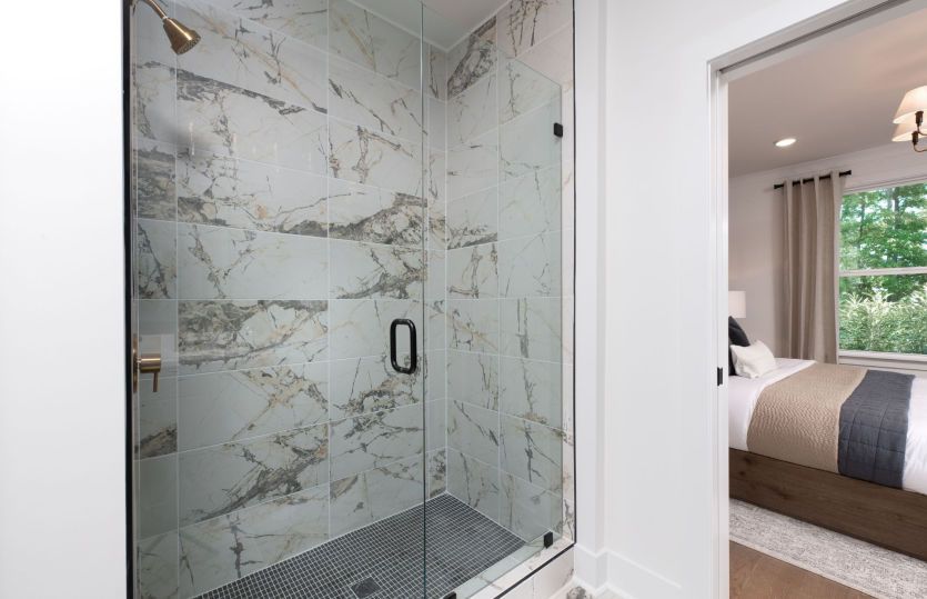 Owner's bathroom with walk in shower
