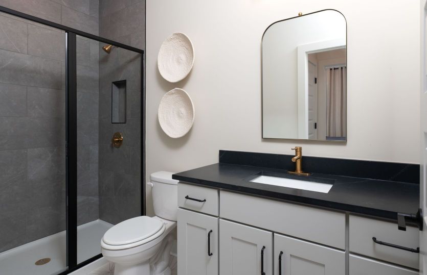 Modern secondary bathroom