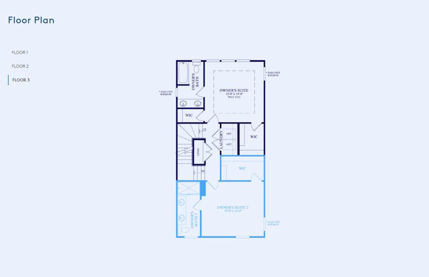 Sumter Floor Plan, Quick Move-in Home, Floor 3