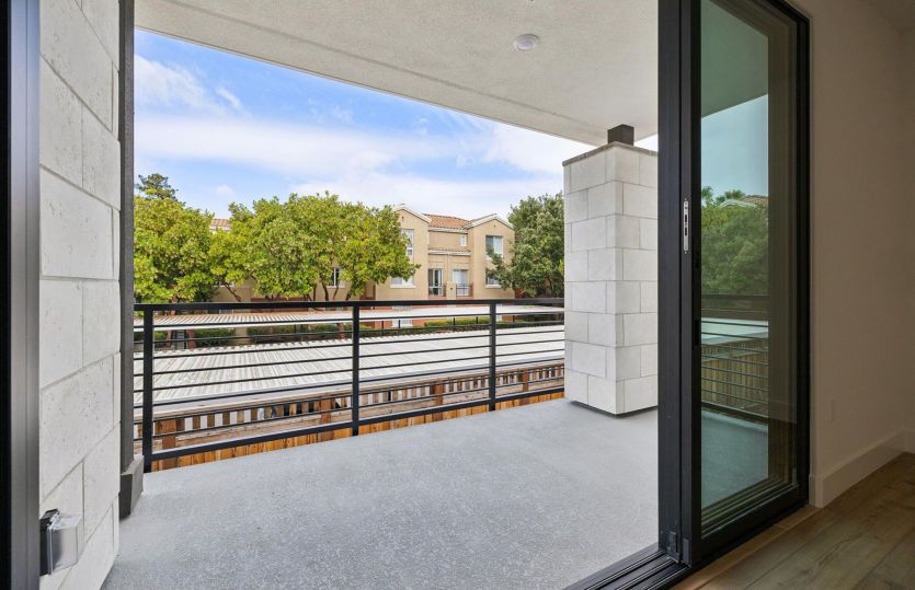 Patio off kitchen