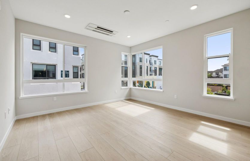 Light filled gathering room