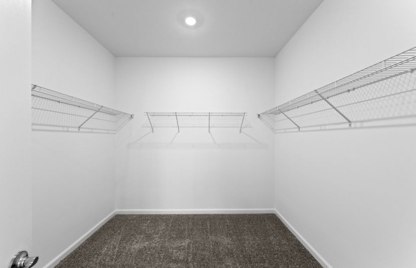 Owners walk-in closet