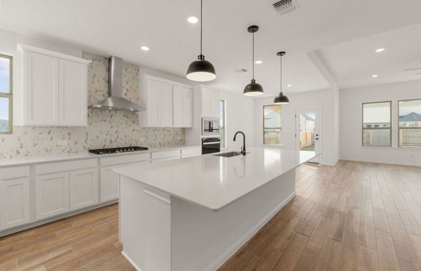 Representational Photo- Open Kitchen