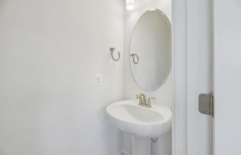 Powder Room on Main Level - Actual Home