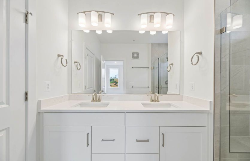 Dual Basin Vanity in the Primary Bath - Actual Home