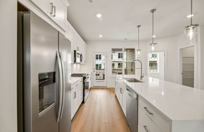 Kitchen with Quartz Countertops - Actual Home