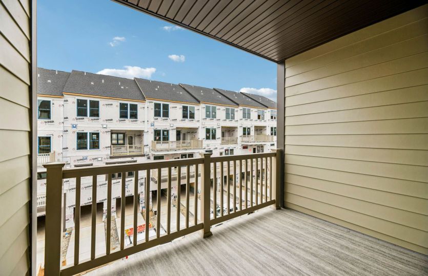 Covered Balcony off the Kitchen - Actual Home