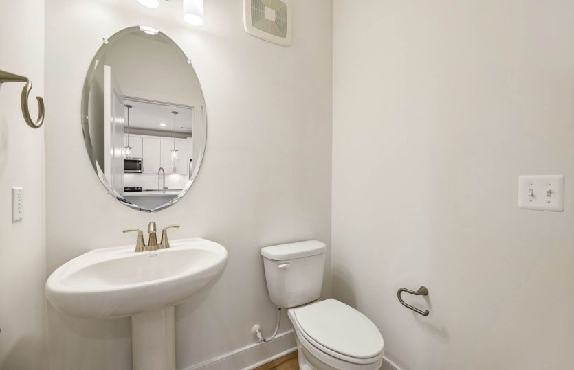 Powder Room - Actual Home