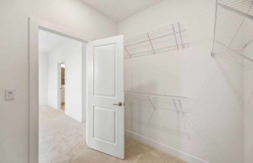 One of Two Walk-In Closets in the Primary Suite - Actual Home