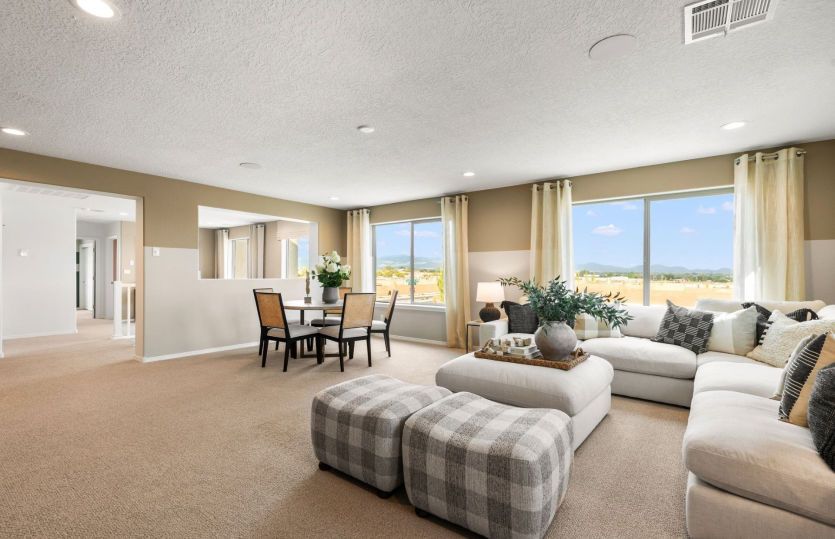 The optional game room adds square footage and provides lots of extra space for entertainment or rel