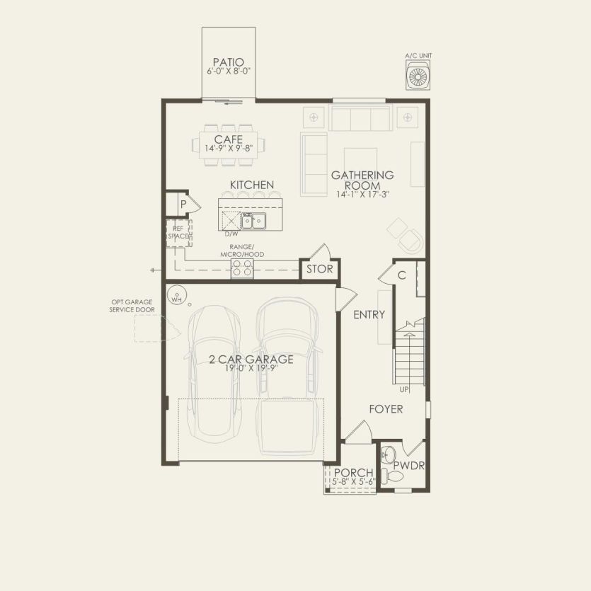 First Floor 3 br / 2.5 ba