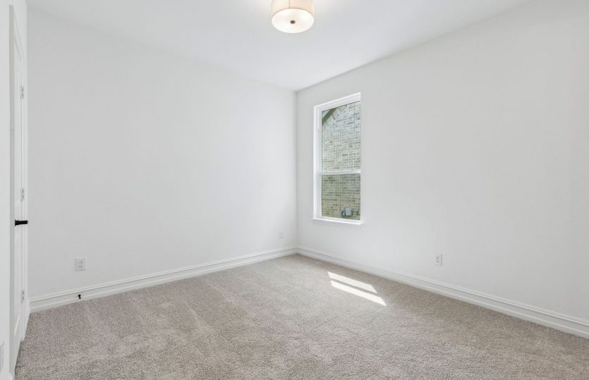 Secondary bedroom *model representation