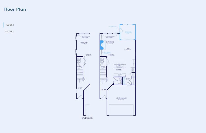 Cascade Floor Plan, Quick Move-in Home, Floor 1