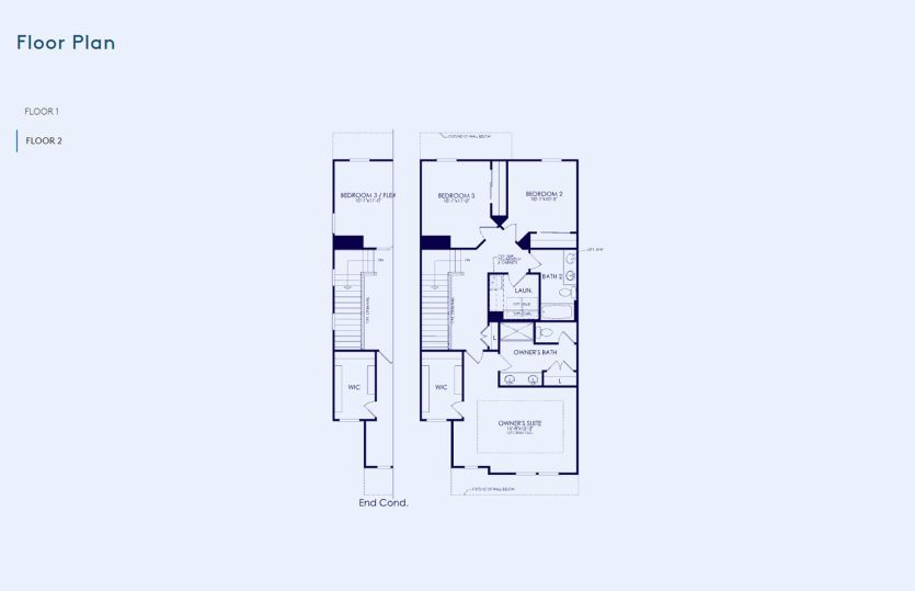 Cascade Floor Plan, Quick Move-in Home, Floor 2