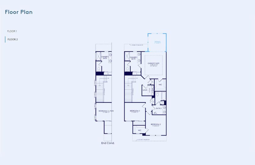 Ashton Floor Plan, Quick Move-in Home, Floor 2